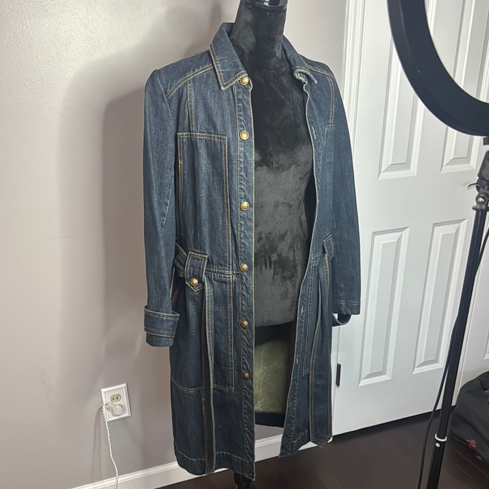 Women's Denim Long Coat